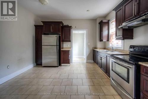 221 Grand River Avenue, Brantford, ON - Indoor Photo Showing Kitchen With Double Sink