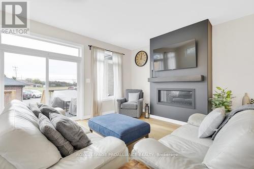 18 Athabaska Drive, Belleville, ON - Indoor Photo Showing Living Room With Fireplace