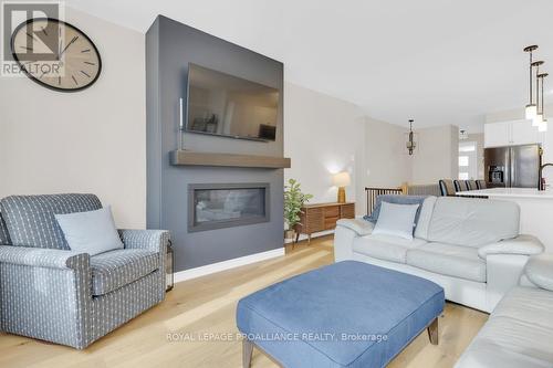 18 Athabaska Drive, Belleville, ON - Indoor Photo Showing Living Room With Fireplace