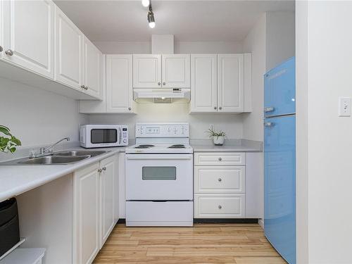 301-827 North Park St, Victoria, BC - Indoor Photo Showing Kitchen With Double Sink