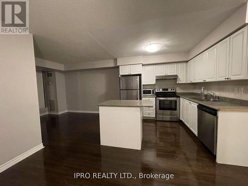 2128 - 3888 Duke Of York Boulevard, Mississauga, ON - Indoor Photo Showing Kitchen With Stainless Steel Kitchen With Double Sink