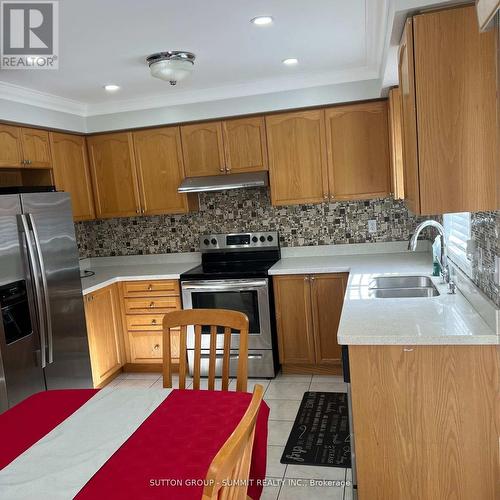 57 Trudelle Crescent, Brampton, ON - Indoor Photo Showing Kitchen With Double Sink