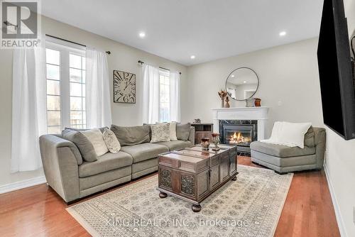 251 Beechtree Crescent, Oakville, ON - Indoor Photo Showing Living Room With Fireplace