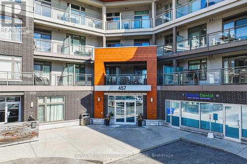 404 - 457 Plains Road E, Burlington, ON - Outdoor With Balcony With Facade