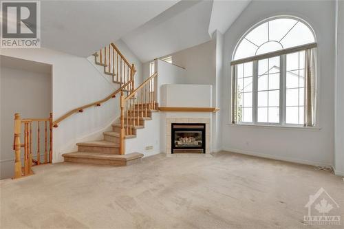 44 Briston Private, Ottawa, ON - Indoor With Fireplace