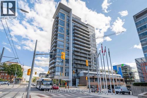 110 - 85 Duke Street, Kitchener, ON - Outdoor With Balcony With Facade