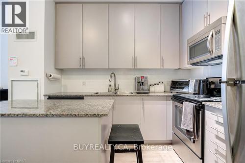 110 - 85 Duke Street, Kitchener, ON - Indoor Photo Showing Kitchen