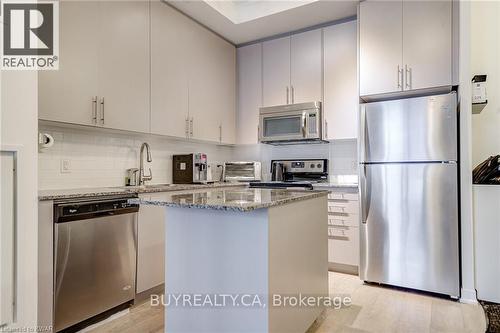 110 - 85 Duke Street, Kitchener, ON - Indoor Photo Showing Kitchen With Stainless Steel Kitchen With Upgraded Kitchen