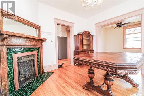 55 Borden Street, Yorkton, SK - Indoor Photo Showing Other Room With Fireplace