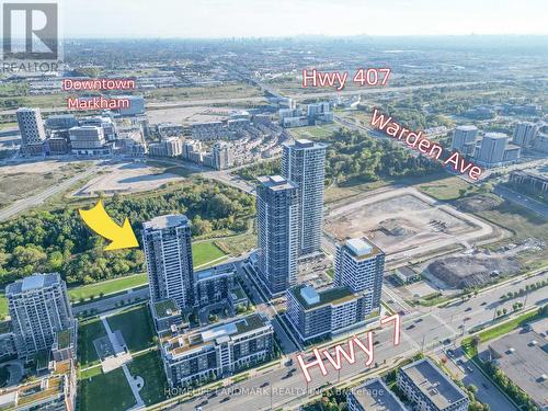 618 - 15 Water Walk Drive, Markham, ON - Outdoor With View