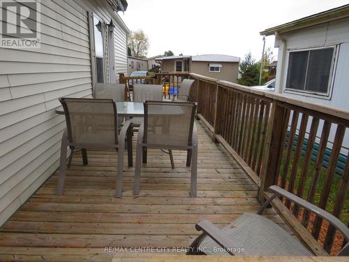 deck  23.8' x 7.2' - 116 - 2189 Dundas Street E, London, ON - Outdoor With Deck Patio Veranda With Exterior