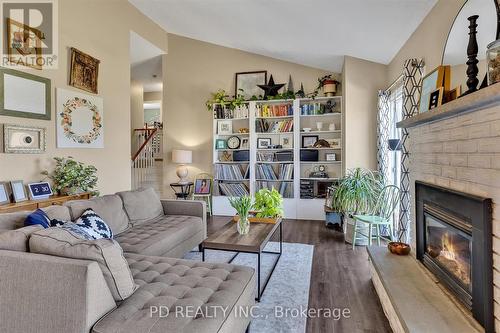 1848 Cora Drive, Cavan Monaghan, ON - Indoor Photo Showing Living Room With Fireplace