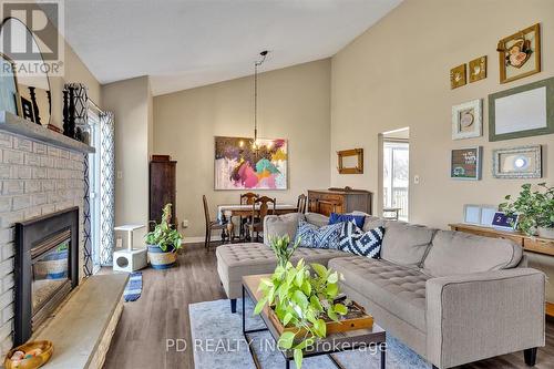 1848 Cora Drive, Cavan Monaghan, ON - Indoor Photo Showing Living Room With Fireplace