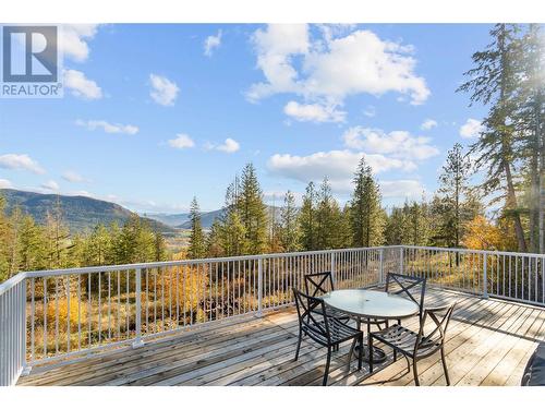 195 Twin Lakes Road, Enderby, BC - Outdoor With Deck Patio Veranda With View