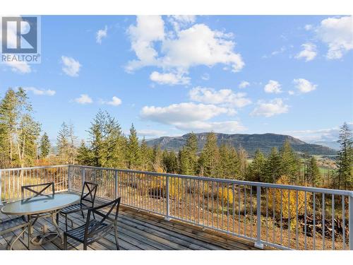 195 Twin Lakes Road, Enderby, BC - Outdoor With Deck Patio Veranda With View