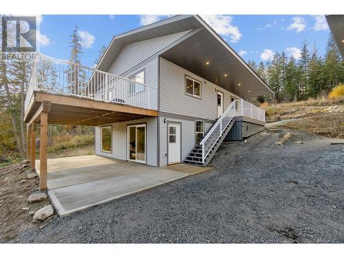 195 Twin Lakes Road, Enderby, BC - Outdoor With Deck Patio Veranda With Exterior