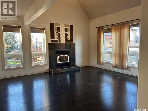 317 Cumming Avenue, Manitou Beach, SK - Indoor Photo Showing Living Room With Fireplace