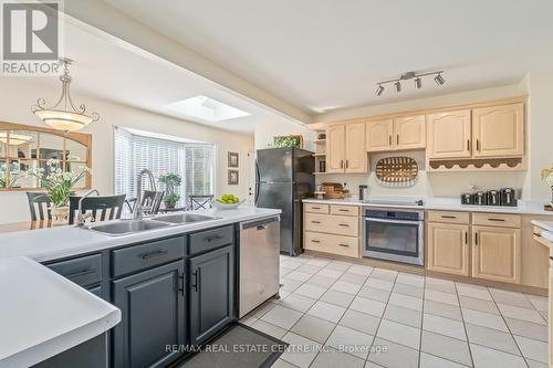 23 Hayleyvale Road, Caledon, ON - Indoor Photo Showing Kitchen With Double Sink