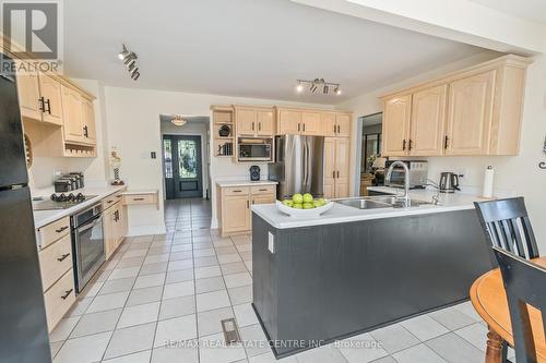 23 Hayleyvale Road, Caledon, ON - Indoor Photo Showing Kitchen With Double Sink