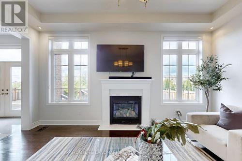 16 Hailsham Court, Vaughan, ON - Indoor Photo Showing Living Room With Fireplace