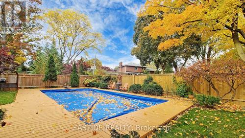 3263 Credit Heights Drive, Mississauga, ON - Outdoor With In Ground Pool With Backyard