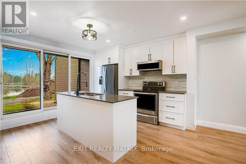 14 - 2890 Presqu'Ile Road, Alfred And Plantagenet, ON - Indoor Photo Showing Kitchen With Double Sink