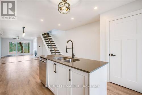 14 - 2890 Presqu'Ile Road, Alfred And Plantagenet, ON - Indoor Photo Showing Kitchen With Double Sink