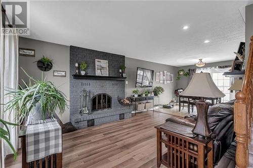 2747 Ross Avenue, Cornwall, ON - Indoor Photo Showing Living Room With Fireplace