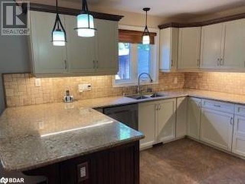 237 2Nd Avenue, Hanover, ON - Indoor Photo Showing Kitchen With Double Sink