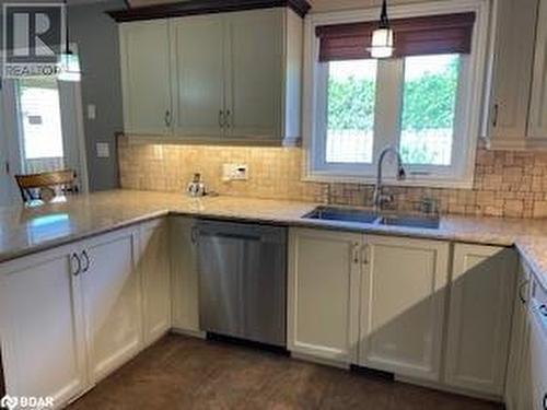 237 2Nd Avenue, Hanover, ON - Indoor Photo Showing Kitchen With Double Sink