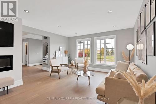 699 Highview Road, Pickering, ON - Indoor Photo Showing Living Room With Fireplace