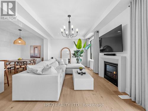 759 Aspen Terrace E, Milton, ON - Indoor Photo Showing Living Room With Fireplace