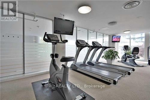 3009 - 225 Webb Drive, Mississauga, ON - Indoor Photo Showing Gym Room