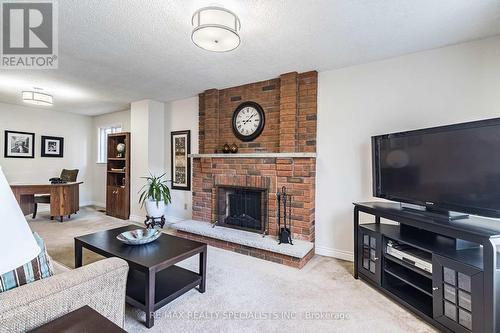 96 Nipissing Crescent, Brampton, ON - Indoor Photo Showing Living Room With Fireplace