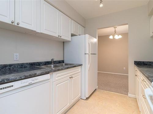 309-2757 Quadra St, Victoria, BC - Indoor Photo Showing Kitchen With Double Sink