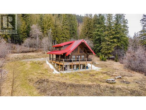 682 Lower Inonoaklin Road, Edgewood, BC - Outdoor With Balcony