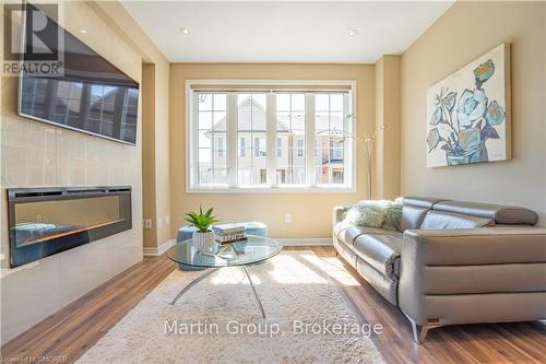 3101 Cornell, Oakville, ON - Indoor Photo Showing Living Room With Fireplace