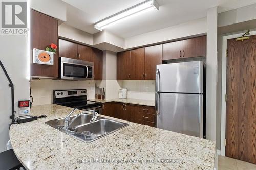 206 - 65 Via Rosedale Way, Brampton, ON - Indoor Photo Showing Kitchen With Double Sink With Upgraded Kitchen