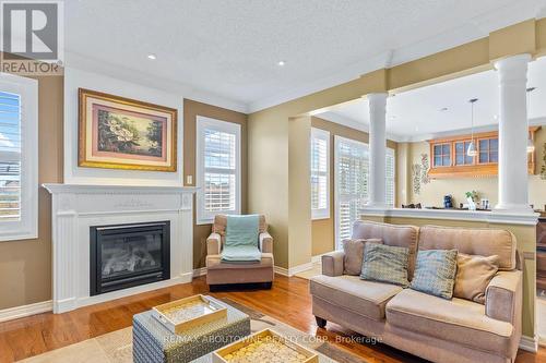 207 Gardenbrooke Trail, Brampton, ON - Indoor Photo Showing Living Room With Fireplace