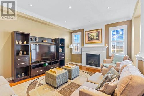 207 Gardenbrooke Trail, Brampton, ON - Indoor Photo Showing Living Room With Fireplace