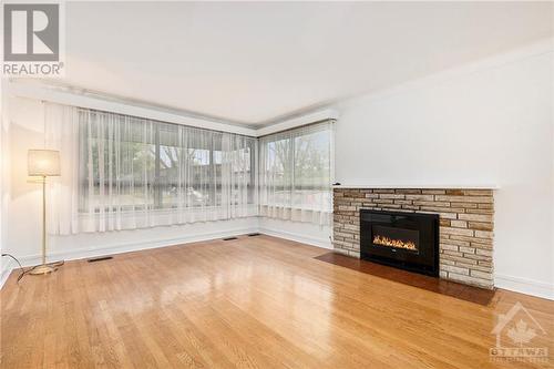 2090 Prince Charles Road, Ottawa, ON - Indoor Photo Showing Living Room With Fireplace