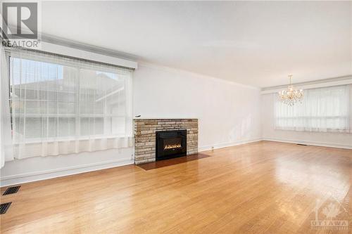 2090 Prince Charles Road, Ottawa, ON - Indoor Photo Showing Living Room With Fireplace