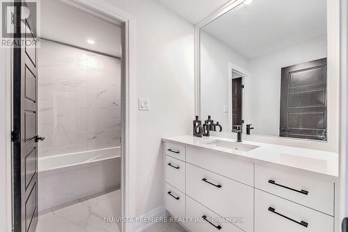 Pictures are from previously finished Model Home. - 2622 Heardcreek Trail, London, ON - Indoor Photo Showing Bathroom