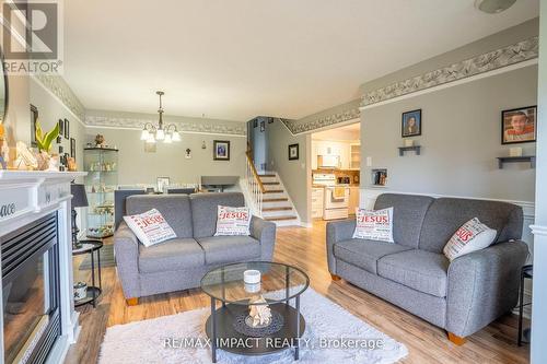 44 Plumridge Court, Ajax, ON - Indoor Photo Showing Living Room With Fireplace