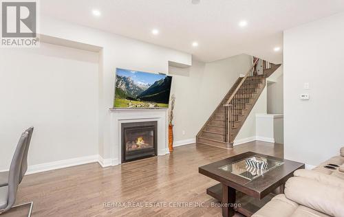 3 Dalbeattie Drive, Brampton, ON - Indoor Photo Showing Living Room With Fireplace