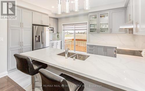 3 Dalbeattie Drive, Brampton, ON - Indoor Photo Showing Kitchen With Double Sink