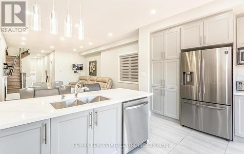 3 Dalbeattie Drive, Brampton, ON - Indoor Photo Showing Kitchen With Double Sink