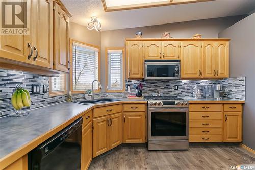 Balgonie Acreage - 10.71 Acres, Balgonie, SK - Indoor Photo Showing Kitchen With Double Sink