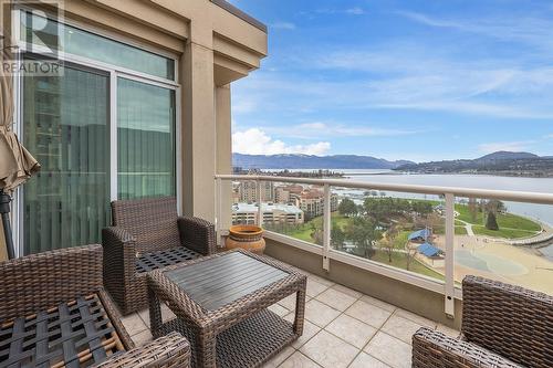 1152 Sunset Drive Unit# 1702, Kelowna, BC - Outdoor With Deck Patio Veranda With View