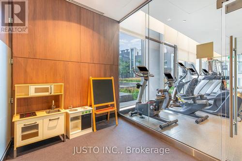 3808 - 115 Mcmahon Drive, Toronto, ON - Indoor Photo Showing Gym Room